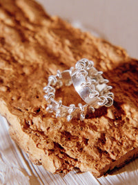 Pierced Narrow Ring-Zohra Rahman-APOC STORE