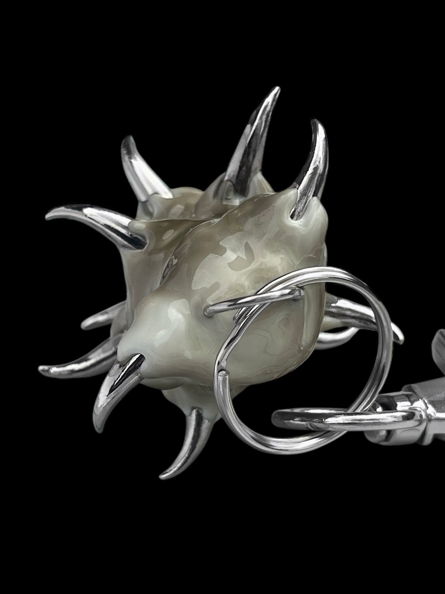 White pill case keychain-CASPER DIY-APOC STORE