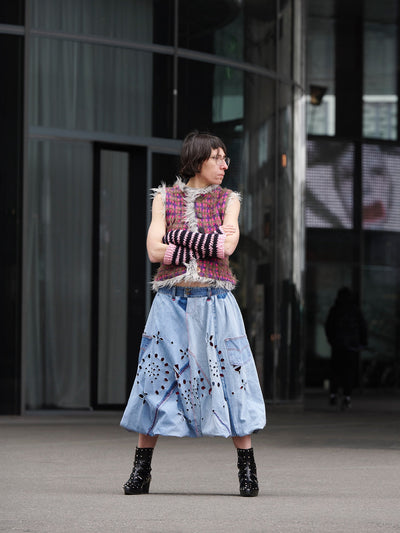 Ginham pink/green-TATi-APOC STORE