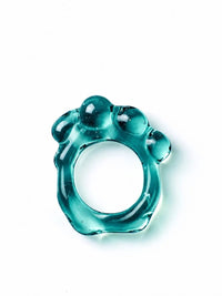 Soft Organic Glass Ring 0105-Rain and Rivers-APOC STORE