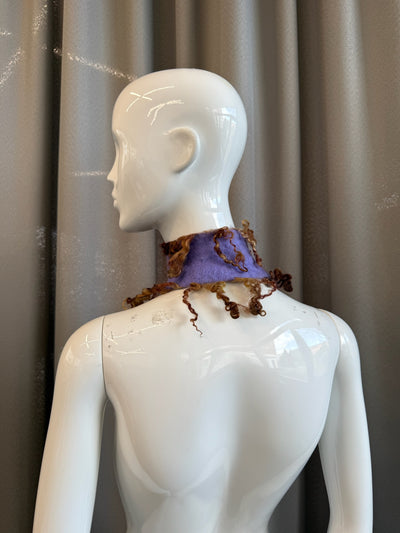 Felted Collar purple-TATi-APOC STORE