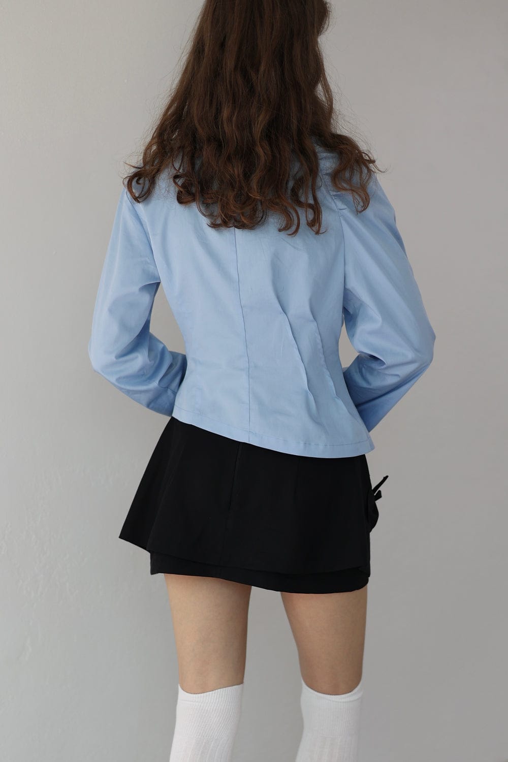 Twist Shirt - Blue-Julye Han-APOC STORE