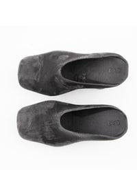 Sanded Platform Mules-BODY AMPLIFICATION DEVICES-APOC STORE