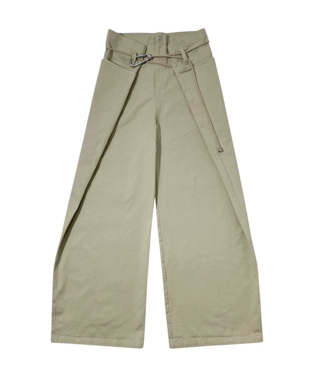 ADJUSTABLE CARABINER PANTS BEIGE-EGNARTS-APOC STORE