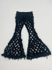Fishnet Denim Pants-Alectra Rothschild / Masculina-APOC STORE