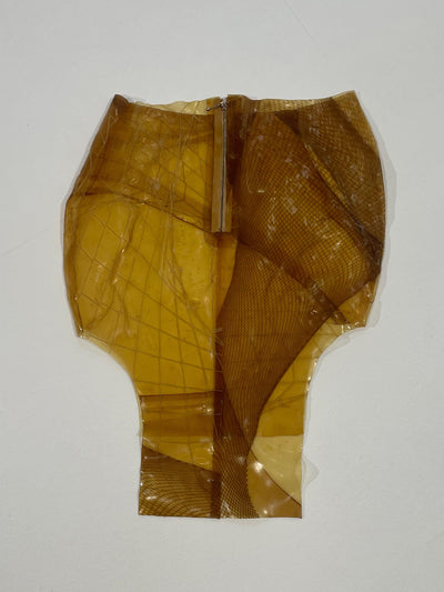 Fishnet Latex Skirt-Alectra Rothschild / Masculina-APOC STORE