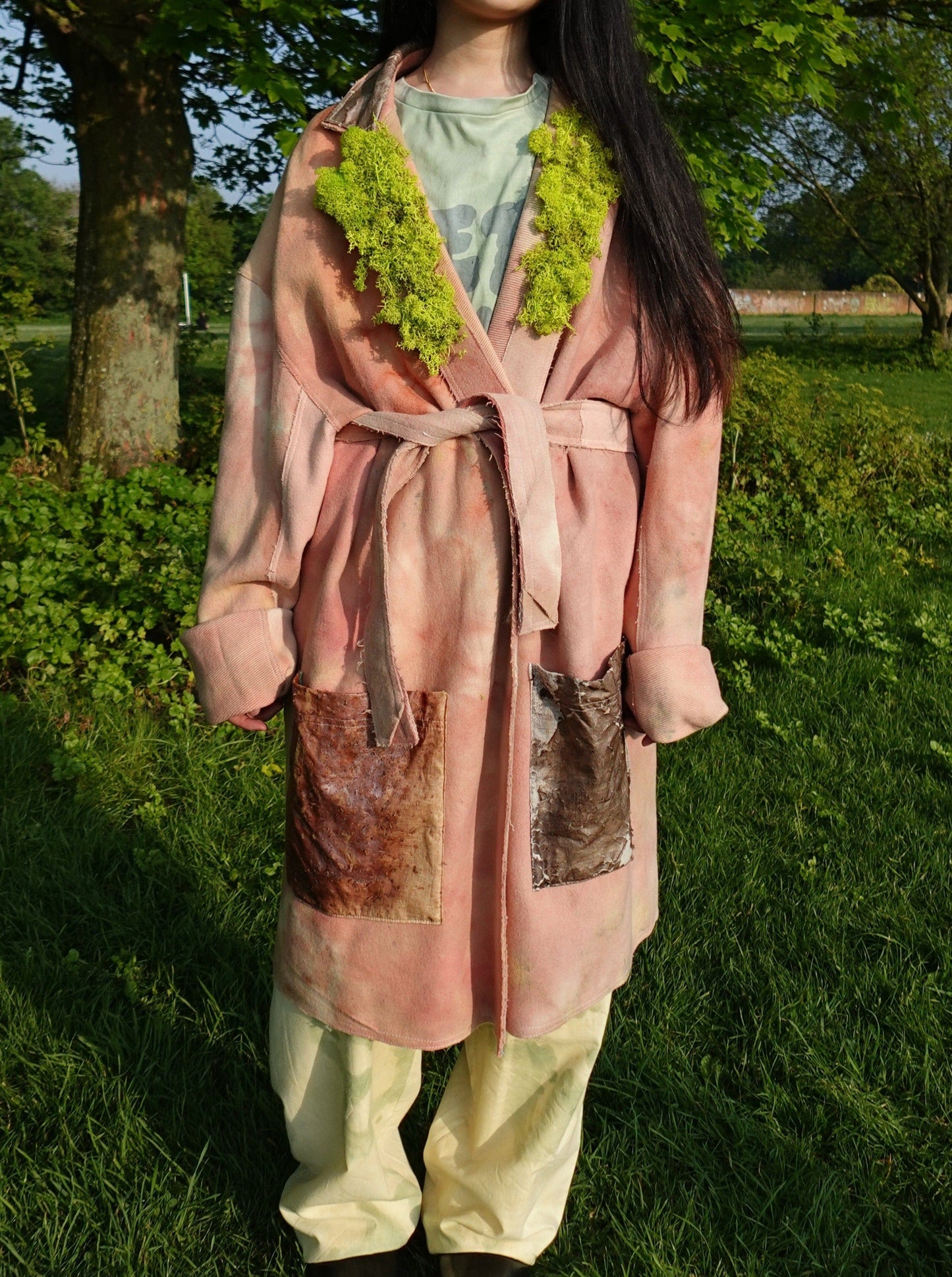 fizzy peach moss coat-EIRINN HAYHOW-APOC STORE