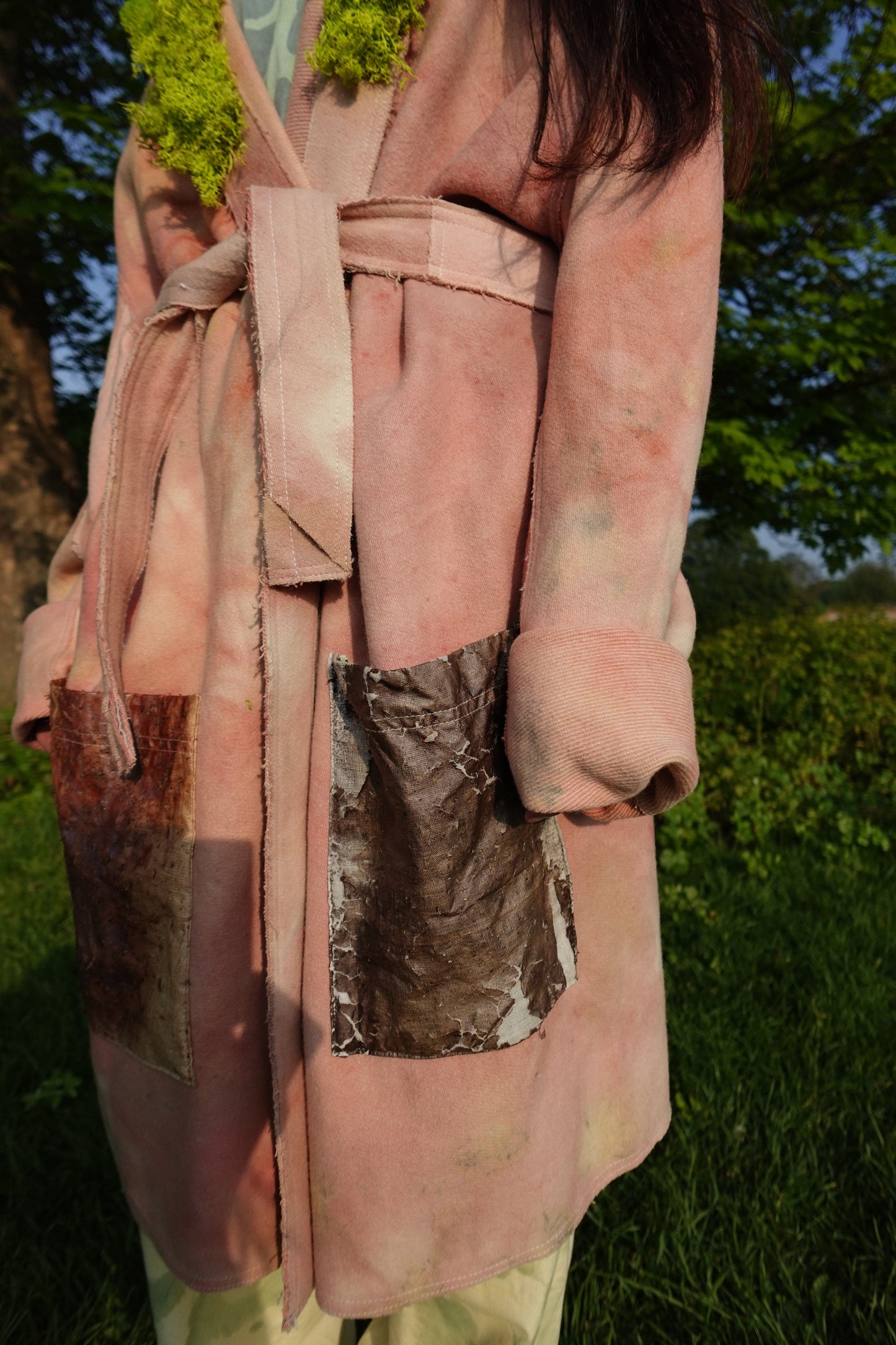 fizzy peach moss coat-EIRINN HAYHOW-APOC STORE
