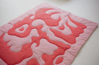Quilted Blanket dusty rose-grenadine-Claire Duport-APOC STORE