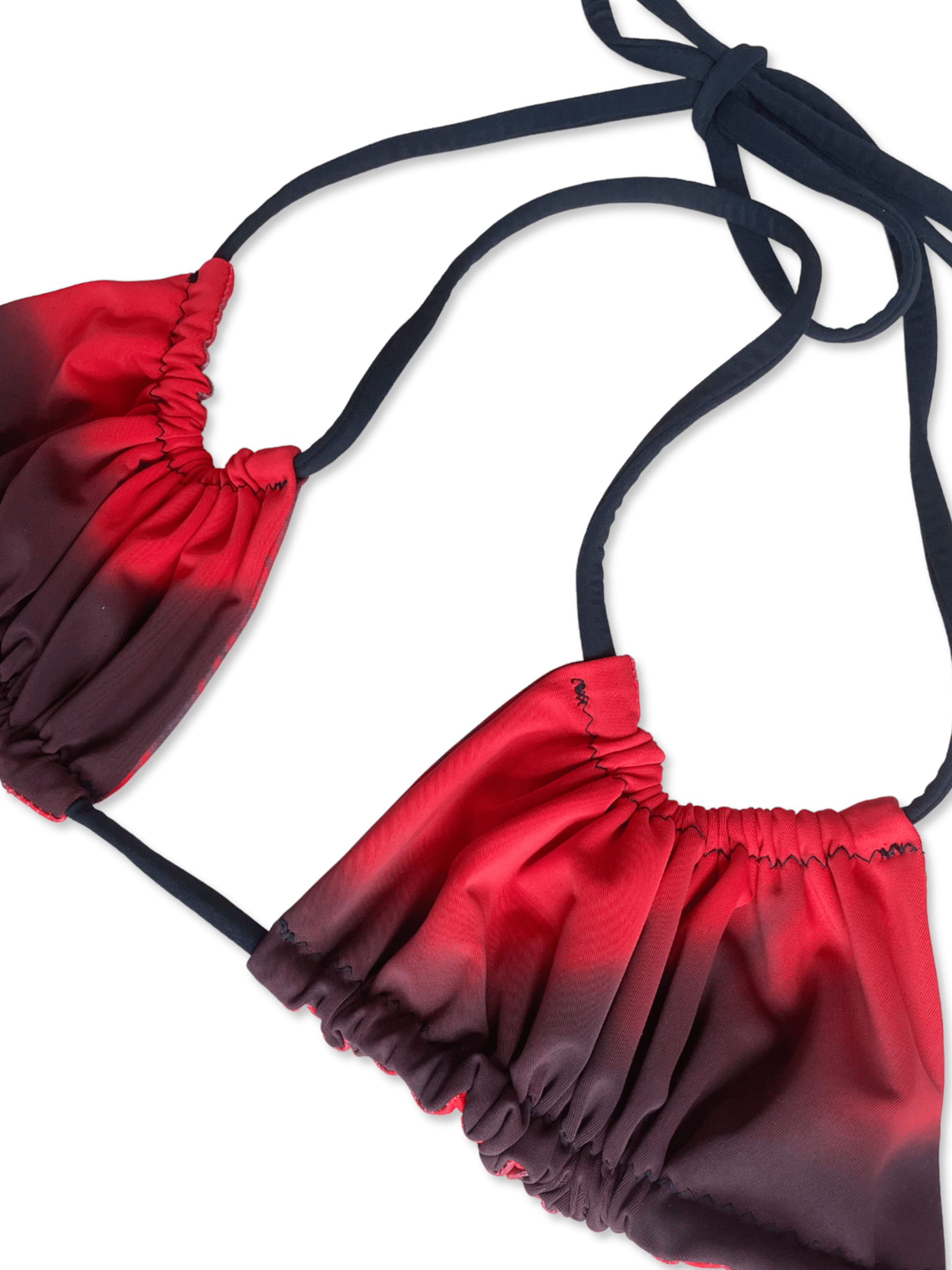 Scrunch Top - Flame-emsah-APOC STORE