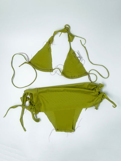 PIKINI BIKINI Glossy Olive-Puer Parasitus-APOC STORE