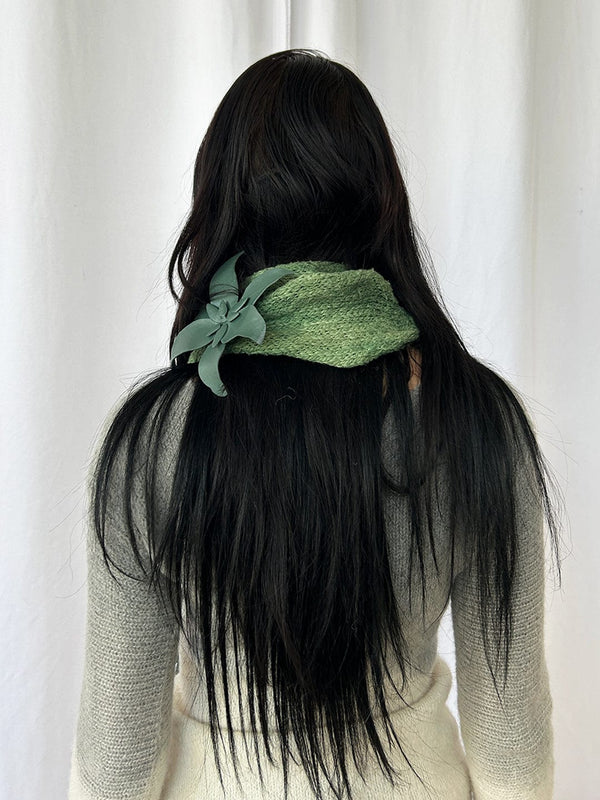 Chlorophyll Laurel Cluster Scarf-GRACE GUI-APOC STORE