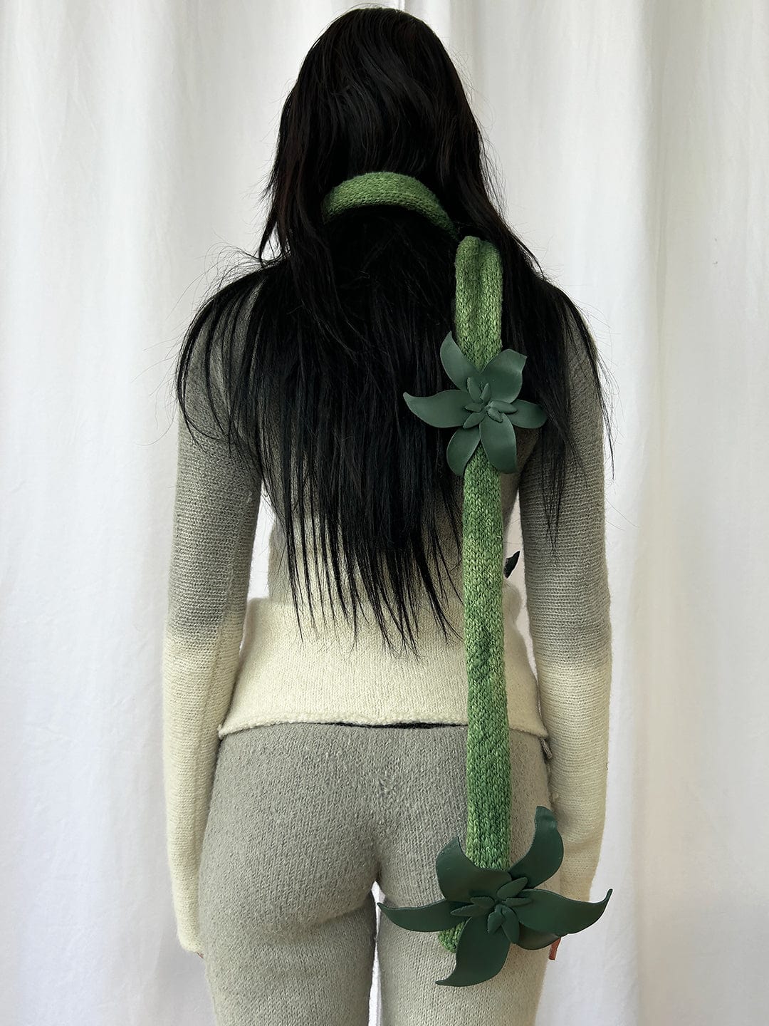 Chlorophyll Laurel Cluster Scarf-GRACE GUI-APOC STORE