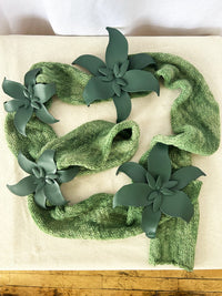 Chlorophyll Laurel Cluster Scarf-GRACE GUI-APOC STORE