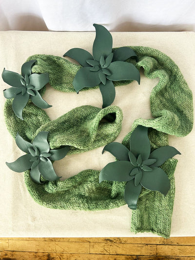 Chlorophyll Laurel Cluster Scarf-GRACE GUI-APOC STORE