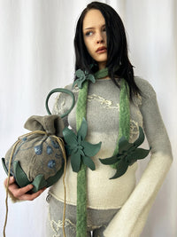 Soot Laurel Pouch Bag-GRACE GUI-APOC STORE