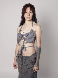Siren Bralet I I Sea Grey-MVUDSLYDE-APOC STORE