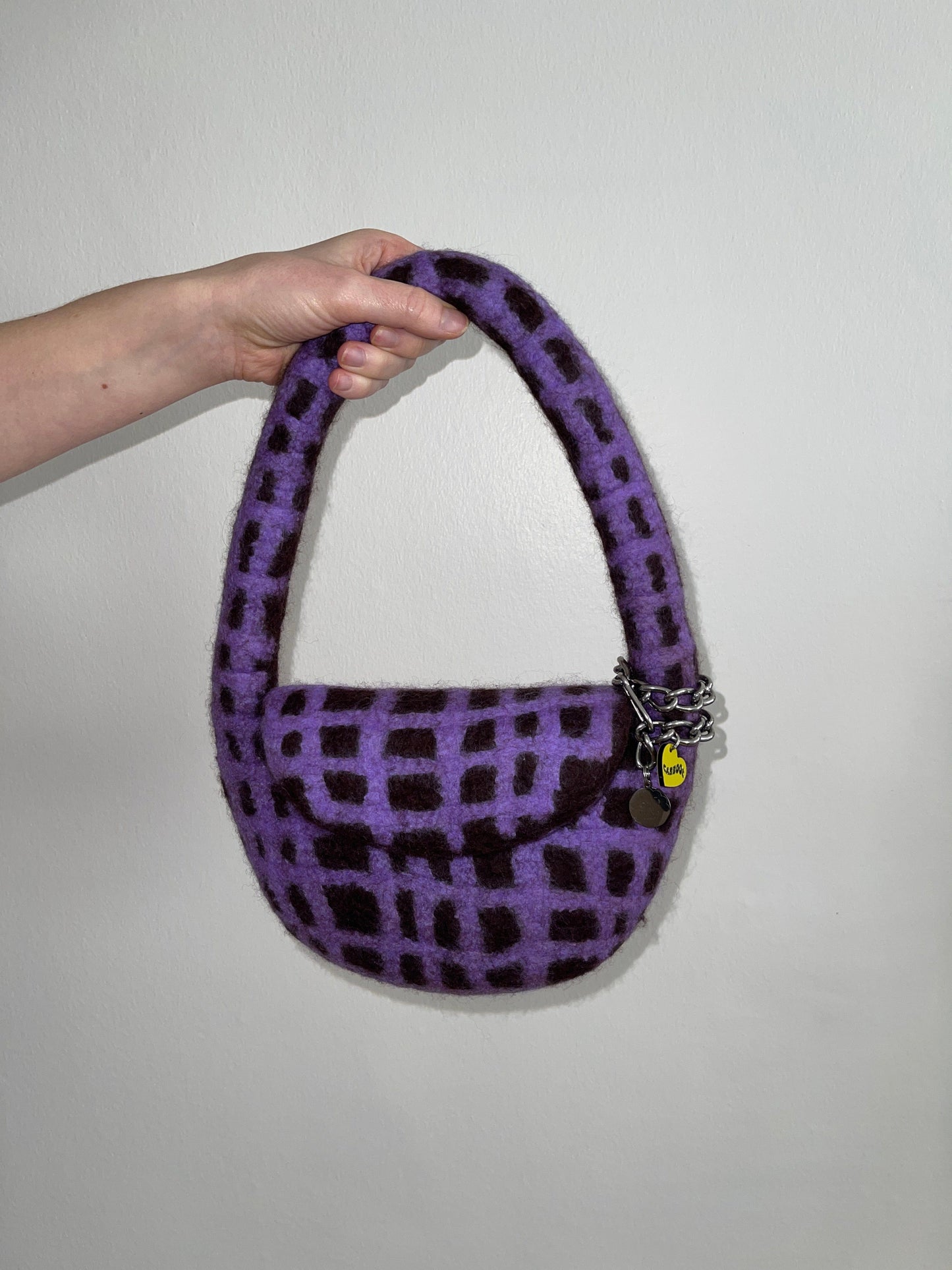 PLAID BAG #14 - Bitter Choc / Purple-Carboot-APOC STORE
