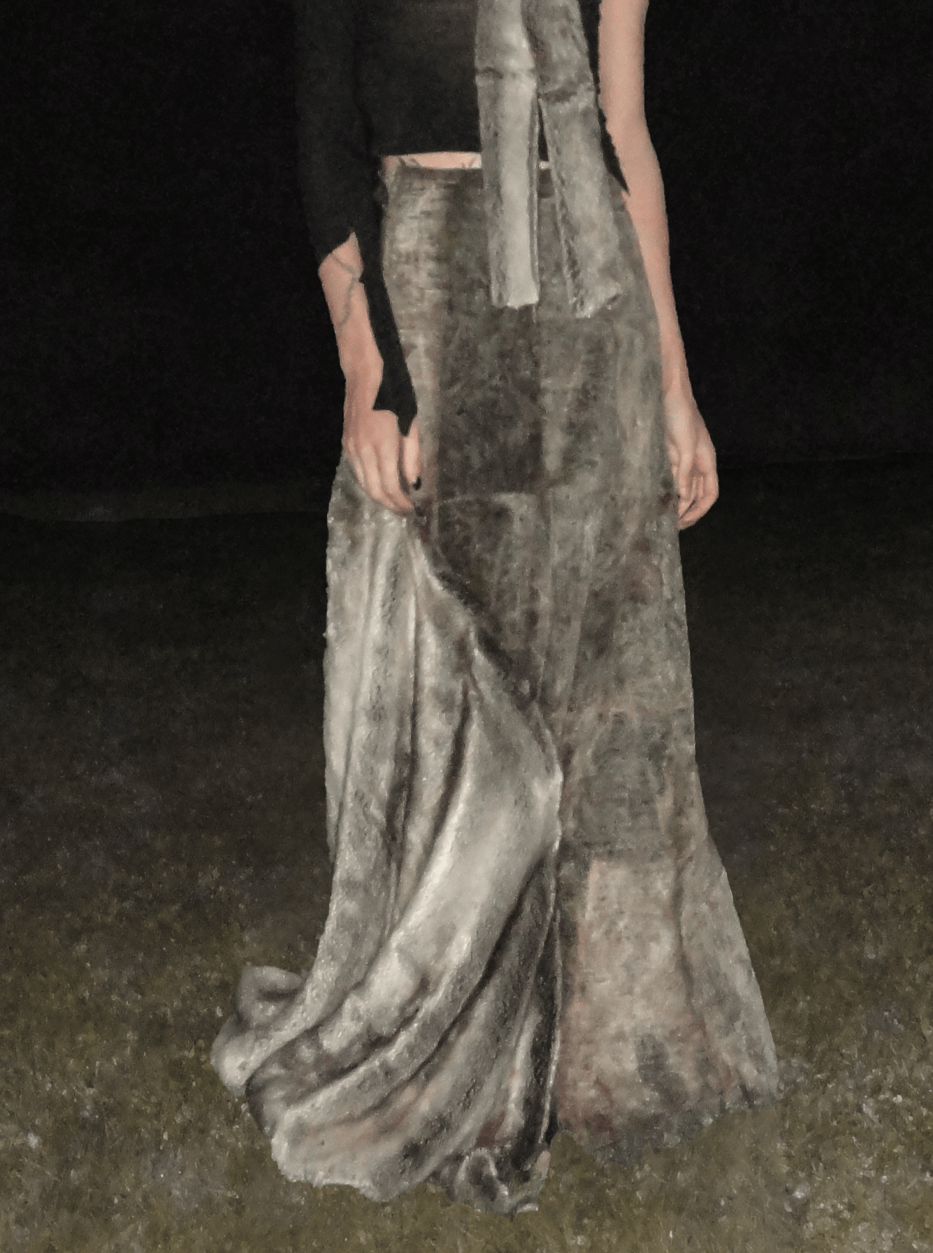 melange skirt-Jules Bramley-APOC STORE