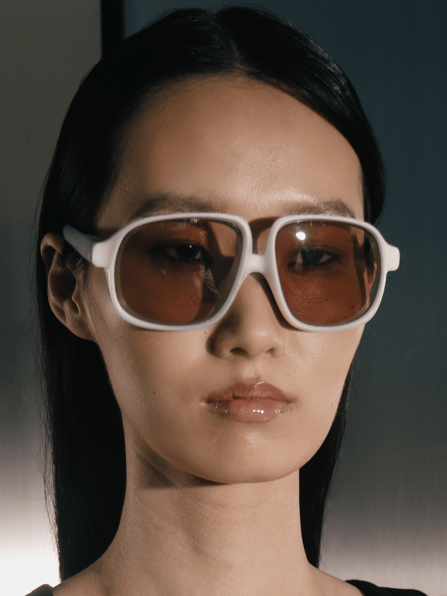 Bugzy Sunglasses White/Grey Peach-TIDES STUDIO-APOC STORE