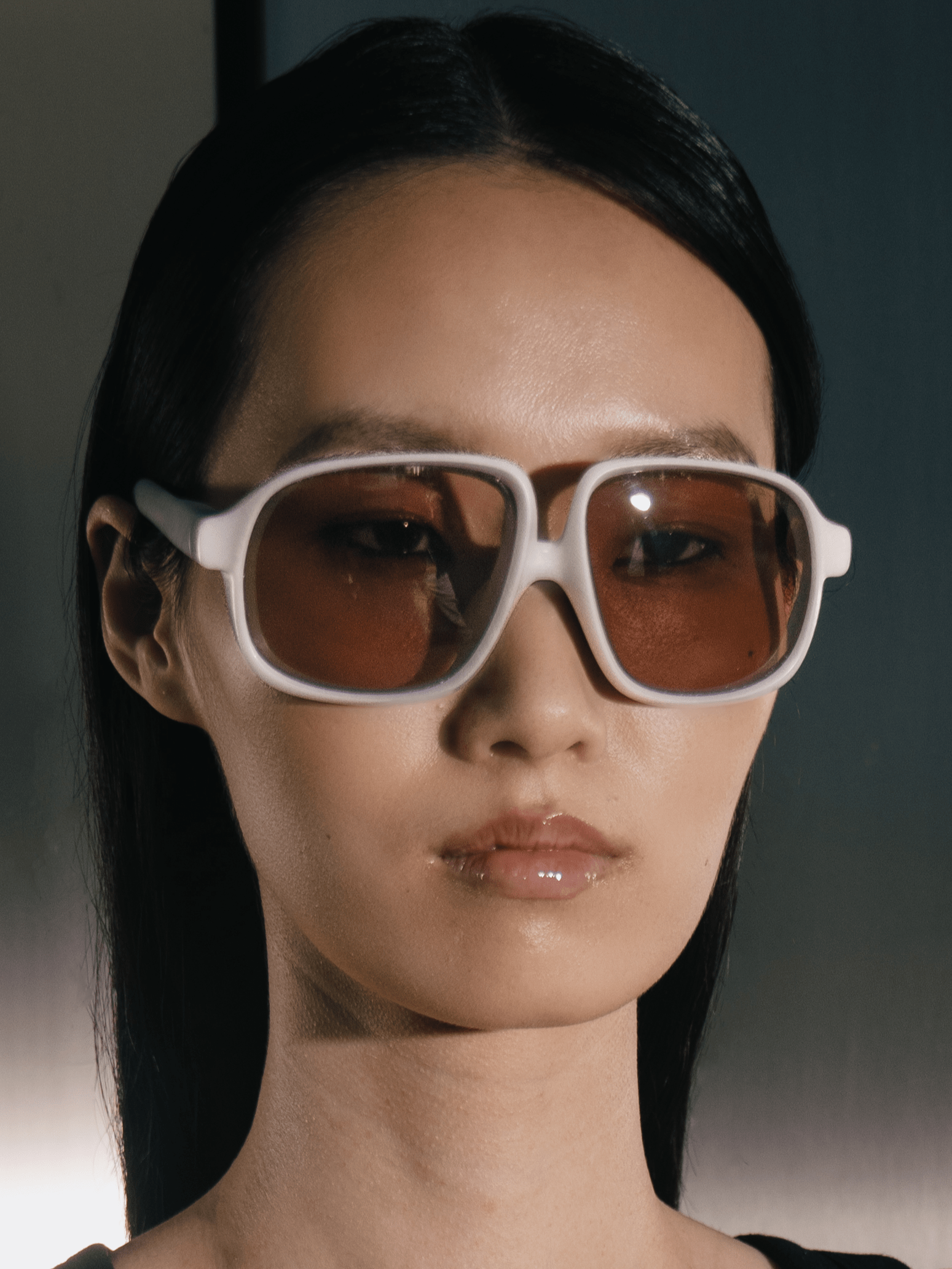 Bugzy Sunglasses White/Grey Peach-TIDES STUDIO-APOC STORE