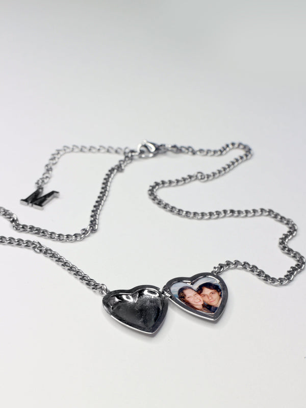 Open Heart Necklace Single-Marland Backus-APOC STORE