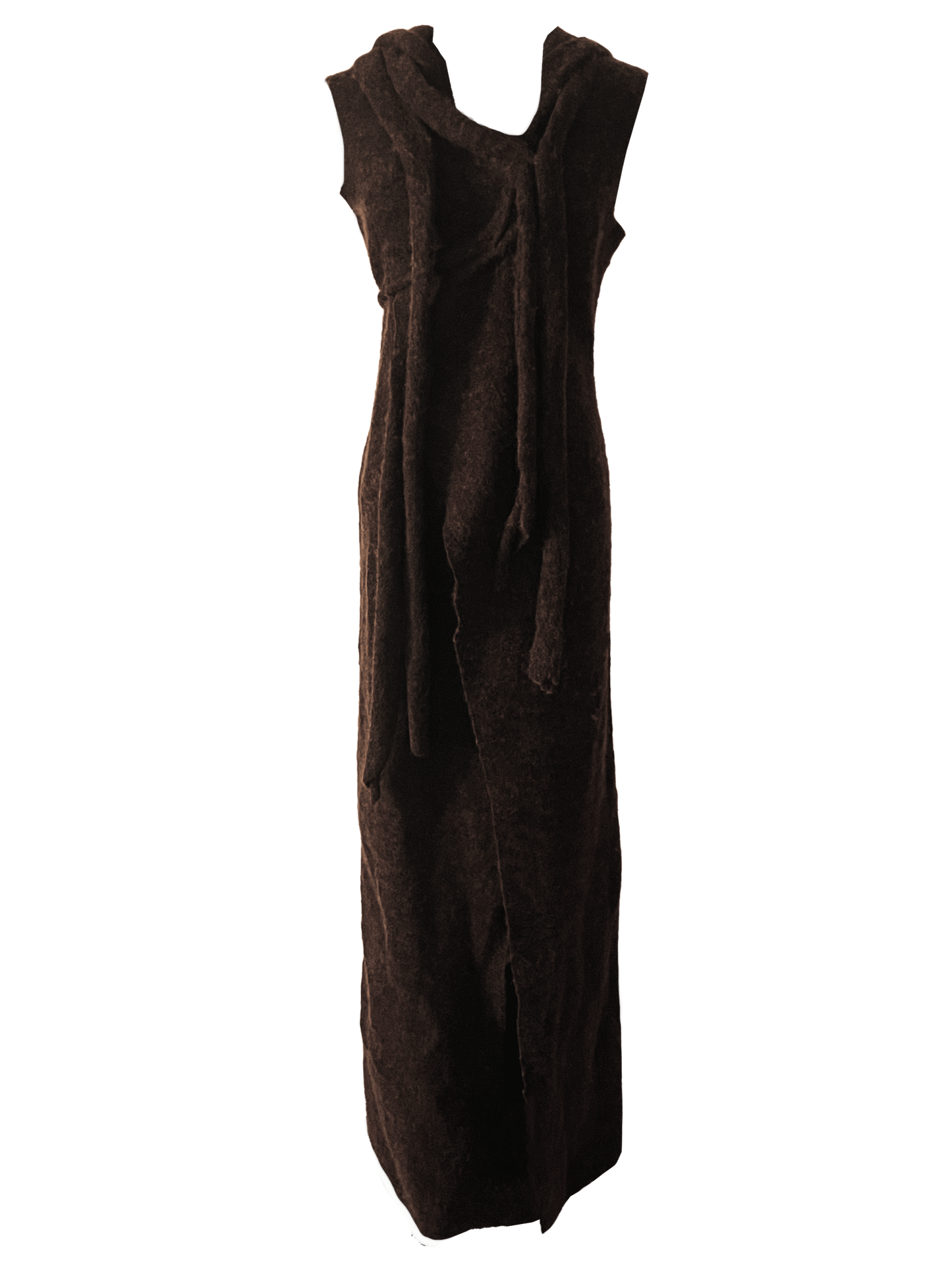 hooded cardigan dress-Jules Bramley-APOC STORE