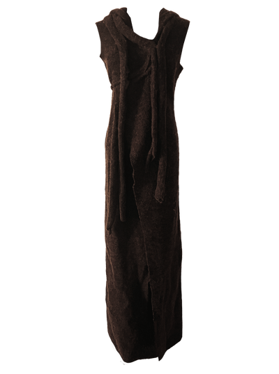 hooded cardigan dress-Jules Bramley-APOC STORE