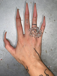 Sp1der egg Ring-Pia Glassworks-APOC STORE