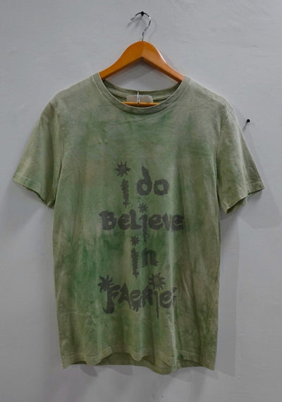 I do believe in faeries tshirt green-EIRINN HAYHOW-APOC STORE