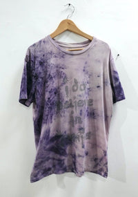 I do believe in faeries tshirt purple-EIRINN HAYHOW-APOC STORE