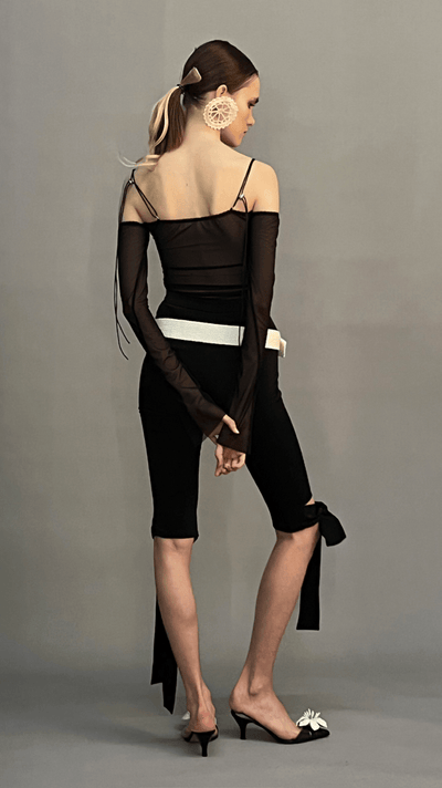 Mesh Bodysuit with boning details-Nastyamasha-APOC STORE