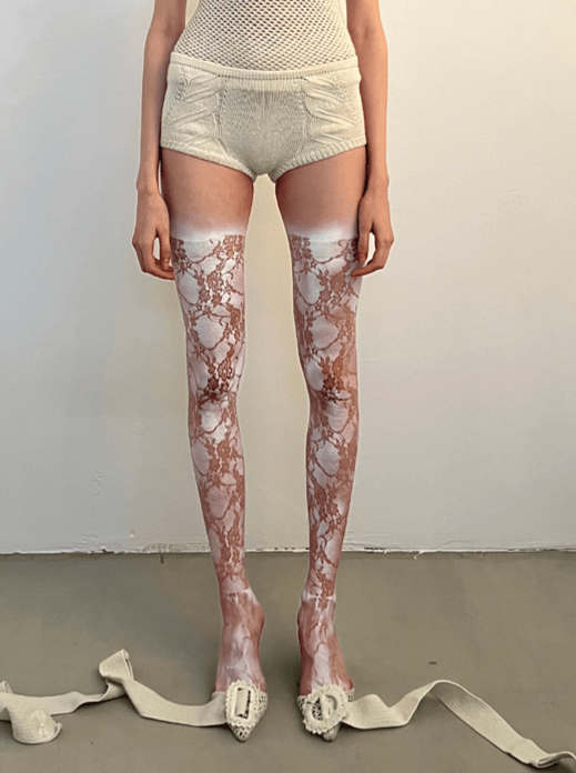 Knitted Mini Shorts-Nastyamasha-APOC STORE