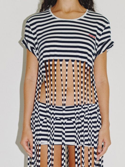 PARACHUTE TEE NAVY/WHITE-Nibgnus-APOC STORE