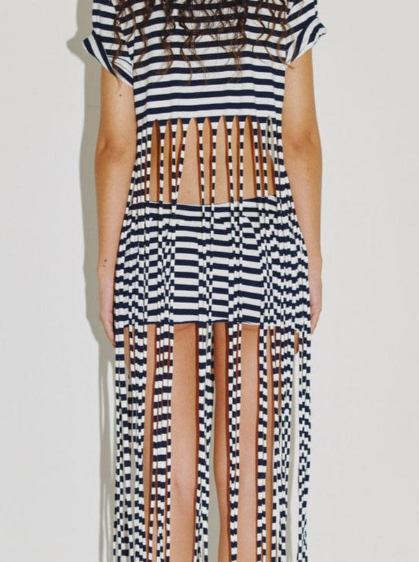 PARACHUTE TEE NAVY/WHITE-Nibgnus-APOC STORE