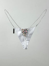 JEWELLERY THONG WHITE-Lou de Bètoly-APOC STORE