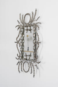 welded chain framed mirror .1-Boris Panaccio-APOC STORE