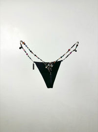 Crystal jewellery thong multicolor-Lou de Bètoly-APOC STORE