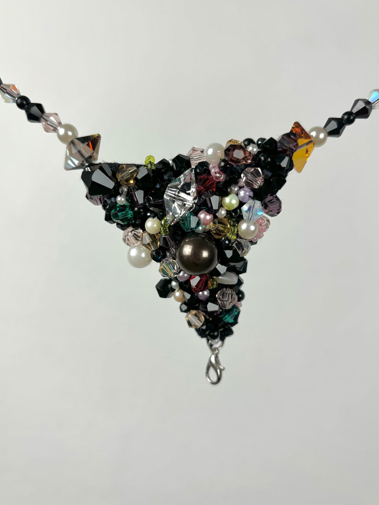 Crystal jewellery thong multicolor-Lou de Bètoly-APOC STORE