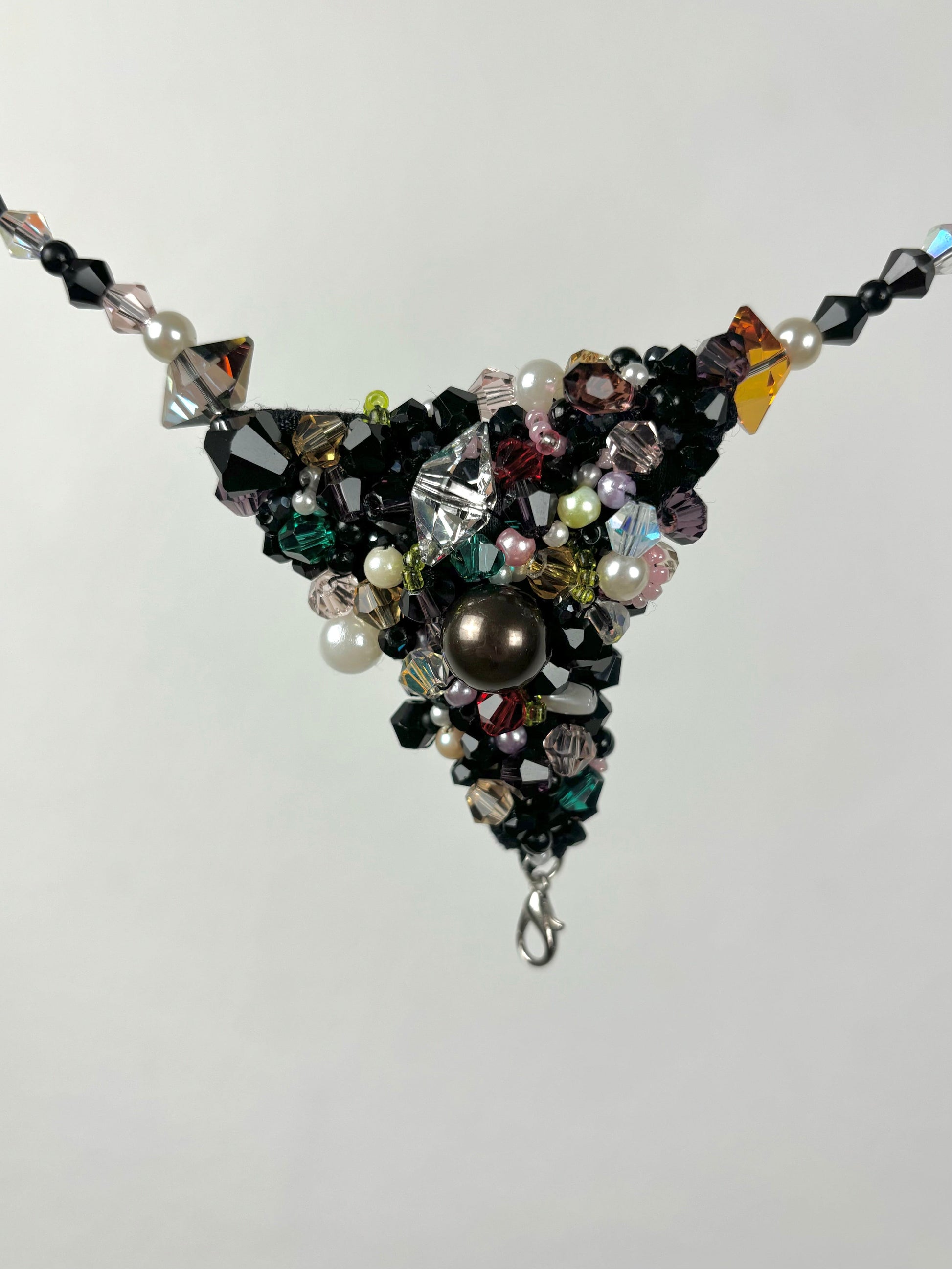 Crystal jewellery thong multicolor-Lou de Bètoly-APOC STORE