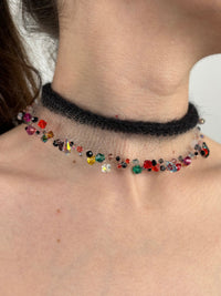SEE THROUGH CHOKER BLACK-Lou de Bètoly-APOC STORE