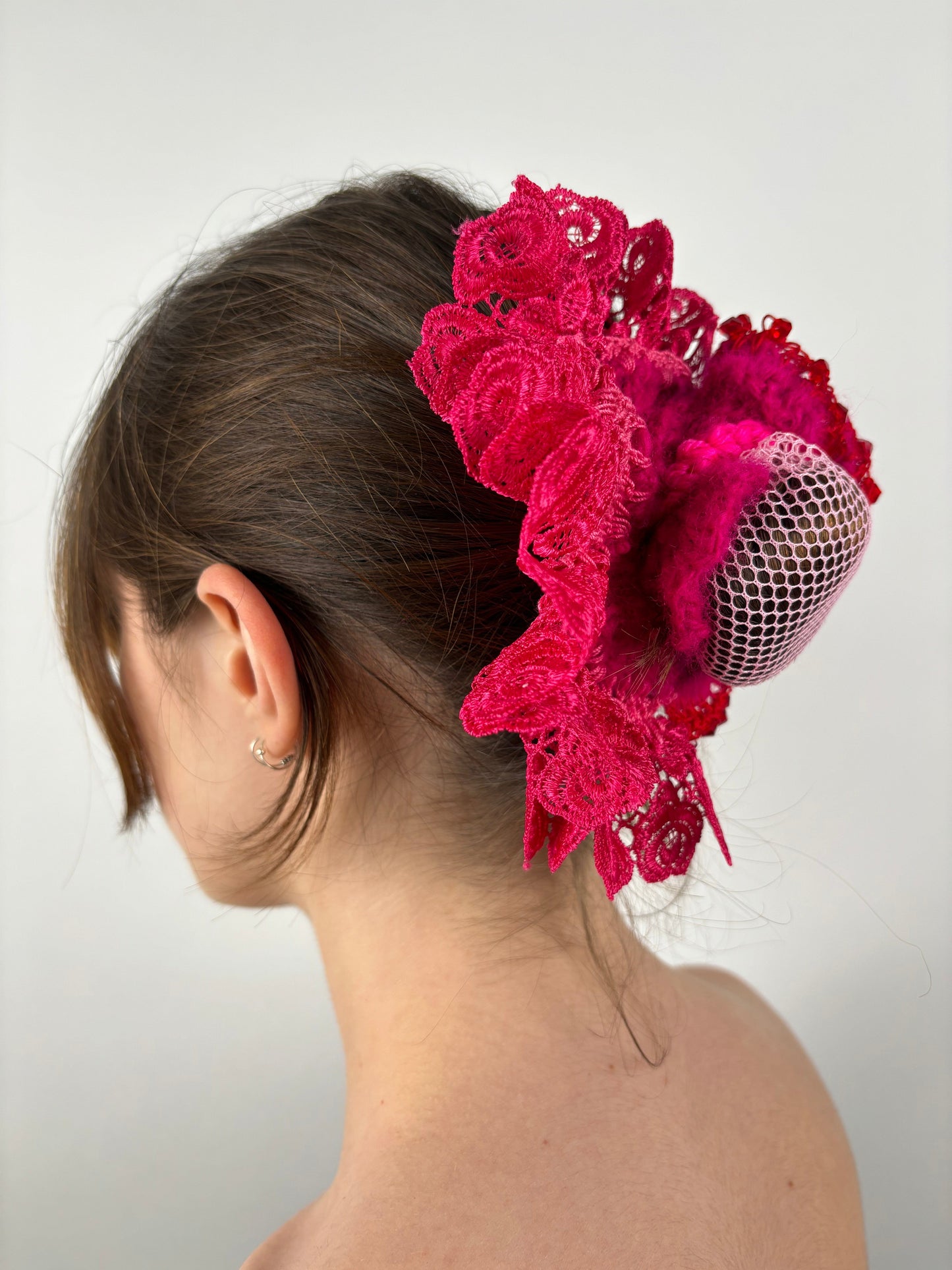 scrunchie pink-Lou de Bètoly-APOC STORE