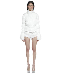 white rope puffer-Clara Colette Miramon-APOC STORE