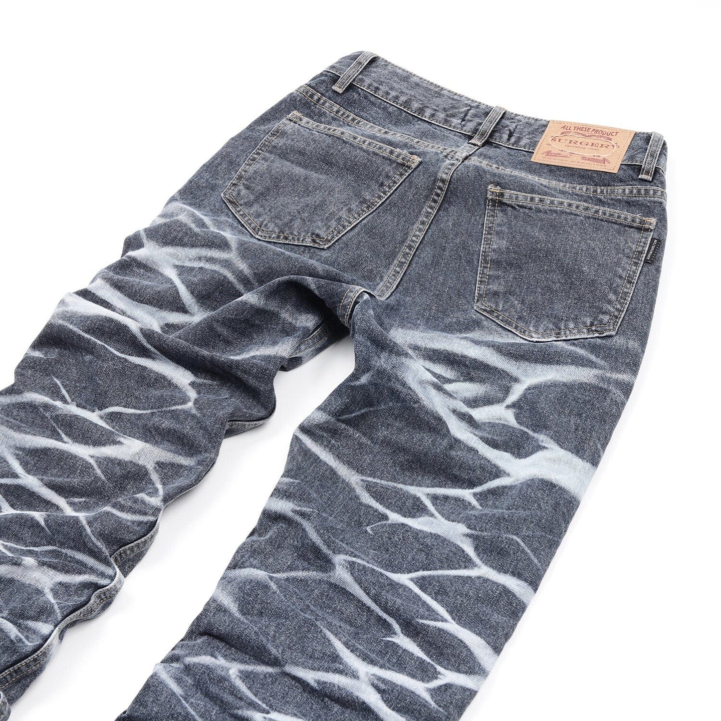 surgery yoonseul long length double jeans 'blue'-Surgery-APOC STORE