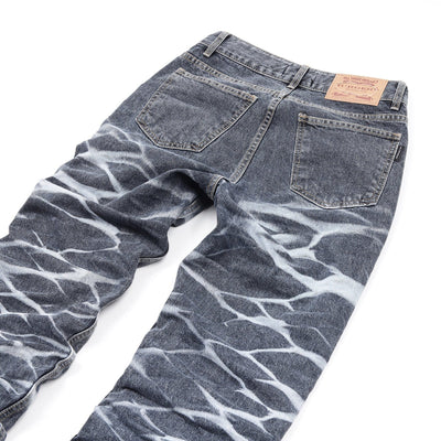 surgery yoonseul long length double jeans 'blue'-Surgery-APOC STORE