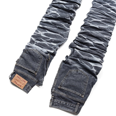 surgery yoonseul long length double jeans 'blue'-Surgery-APOC STORE