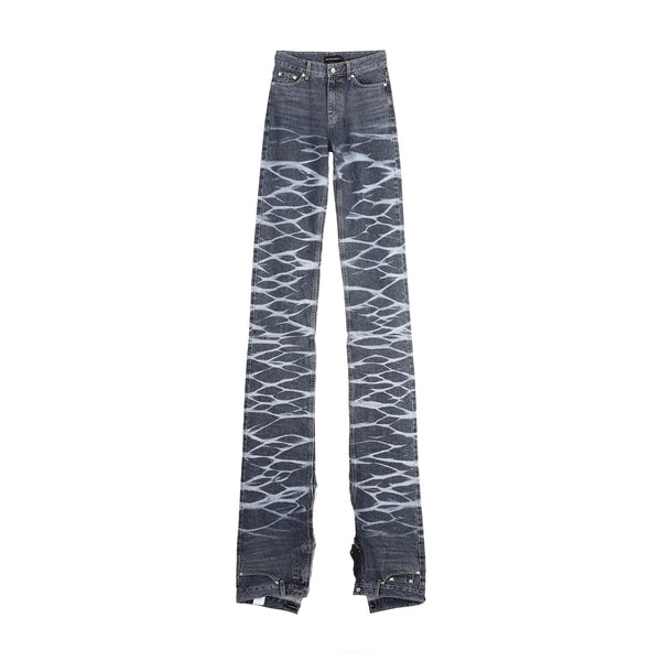 surgery yoonseul long length double jeans 'blue'-Surgery-APOC STORE