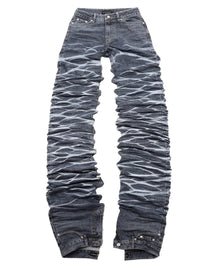 surgery yoonseul long length double jeans 'blue'-Surgery-APOC STORE