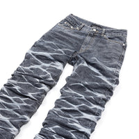 surgery yoonseul long length double jeans 'blue'-Surgery-APOC STORE
