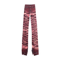 surgery yoonseul long length double jeans 'flame'-Surgery-APOC STORE